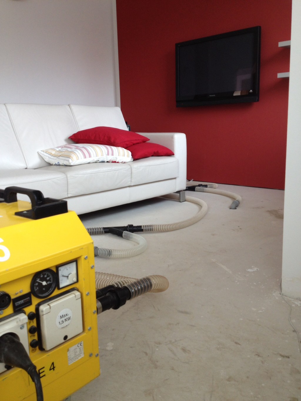 Vysoušení podlah s tepelnou&nbsp;izolací