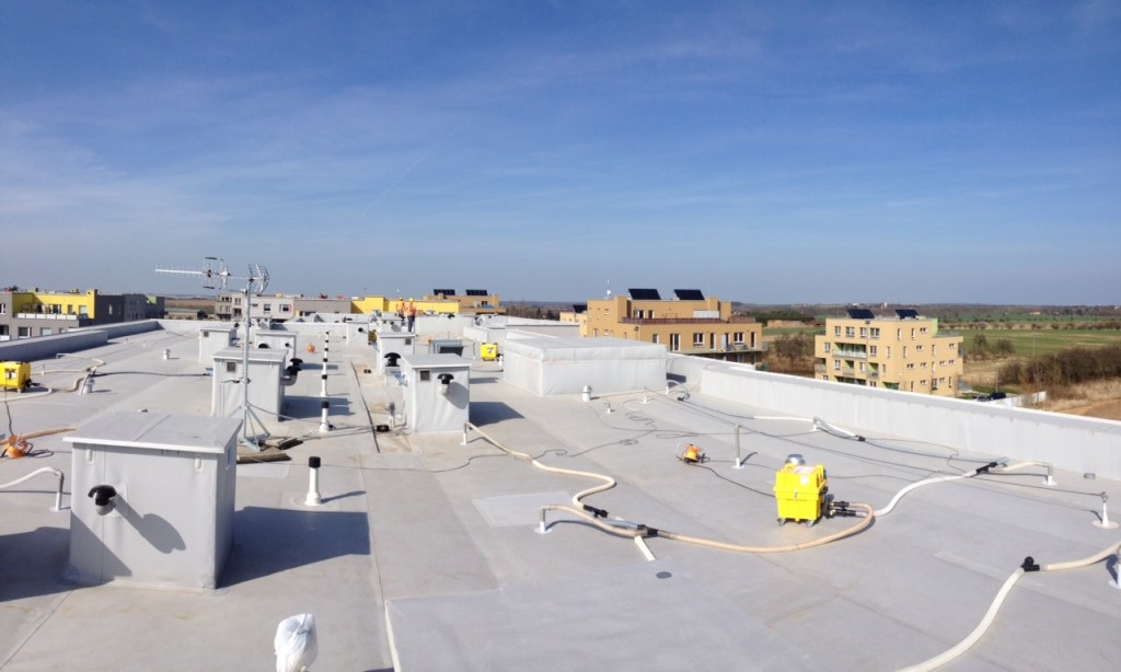 Vysoušení střešního pláště